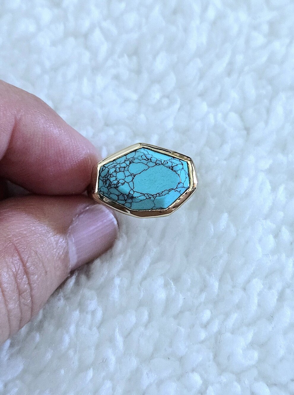 Melinda Maria Turquoise🩵 "Slice" Ring💍 - NWOT - Picture 2 of 16